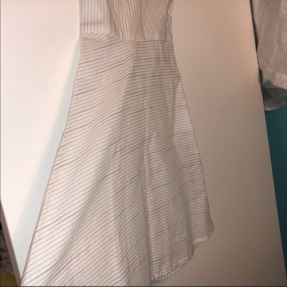 LOFT Pinstripe Bell Sleeve Top - Picture 4 of 5